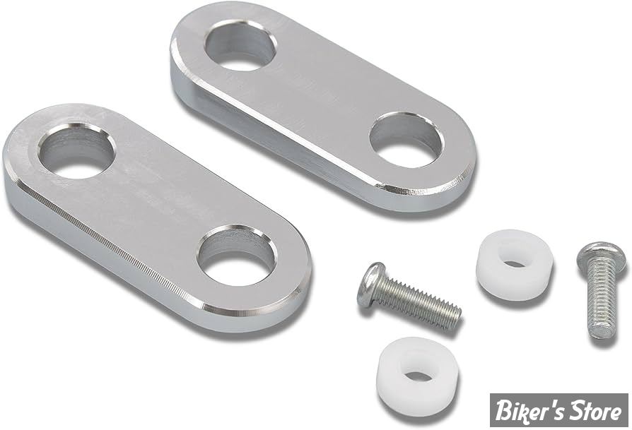 CALES DE RÉHAUSSE DE GUIDON - SHOW CHROME / BIG BIKE PARTS - HONDA GOLDWING 1800 - HANDLEBAR RISER SHIMS - 52-698