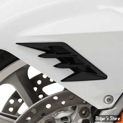 ENJOLIVEURS DE GARDE BOUE AVANT - SHOW CHROME / BIG BIKE PARTS - HONDA GOLDWING 1800 - FRONT FENDER VENT ACCENT - NOIR - 52-959BK