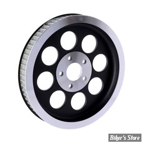 - 70 DENTS / 1 1/2" - POULIE ARRIÈRE - OEM 40221-85 / 40217-79 - BIGTWIN 84/99 -  TYPE OEM - NOIR