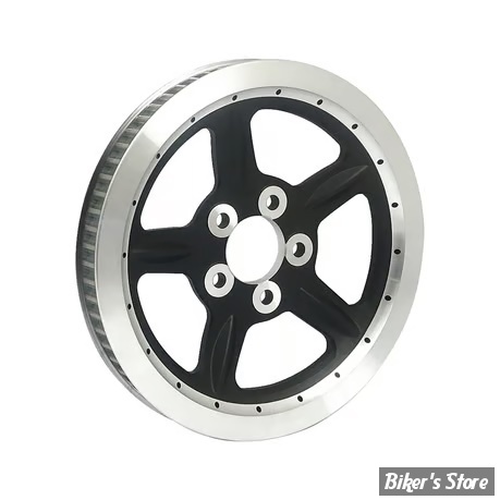 - 68 DENTS / 1 1/8" - POULIE ARRIÈRE - OEM 40350-04 / 40352-04 - SPORTSTER 04/06 -  OEM TYPE - MCS - NOIR