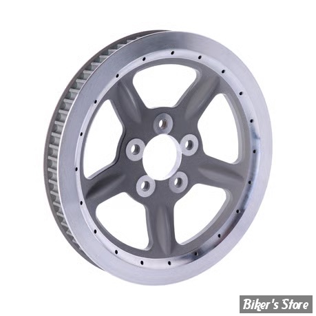 - 68 DENTS / 1 1/8" - POULIE ARRIÈRE - OEM 40350-04 / 40352-04 - SPORTSTER 04/06 -  OEM TYPE - MCS - SILVER - NEUF - NI REPRIS - NI ÉCHANGÉ