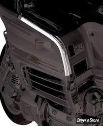 MOULURES / ENJOLIVEURS DE CARÉNAGE AVANT - SHOW CHROME / BIG BIKE PARTS - HONDA GOLDWING GL1500 - UPPER FAIRING EDGE TRIM - CHROME - 52-551