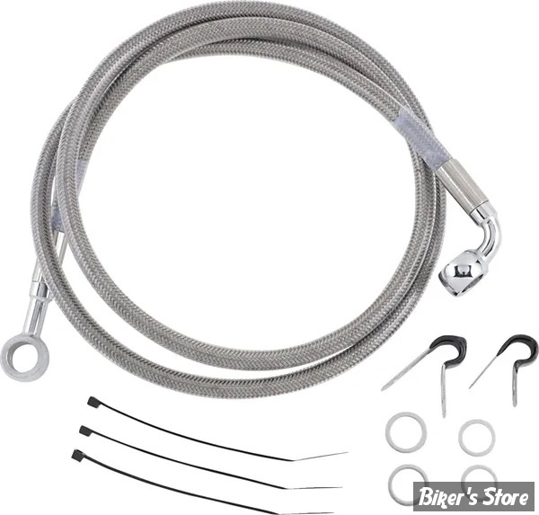 DURITE DE FREIN AVANT - SOFTAIL FLSTC / FLSTN / FLSTF 87/99 - LONGUEUR : +000 " (114CM / 44"7/8) - OEM 45210-97 / B - INOX