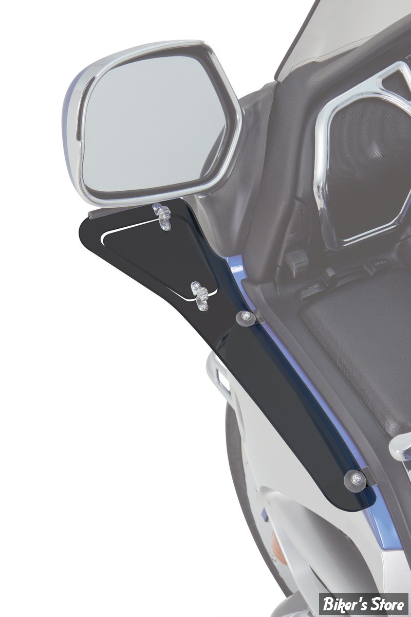 DEFLECTEURS D'AIR SUPÉRIEUR - SHOW CHROME / BIG BIKE PARTS - HONDA GOLDWING 01/17 - Upper Wind Deflector - FUMÉ - 52-665U
