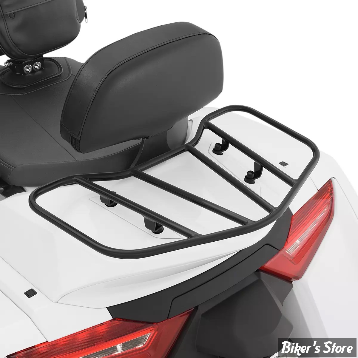 PORTE BAGAGES DE TOP-CASE - SHOW CHROME / BIG BIKE PARTS - HONDA GOLDWING 1800 - GW LUGGAGE RACK - NOIR - 52-945BK