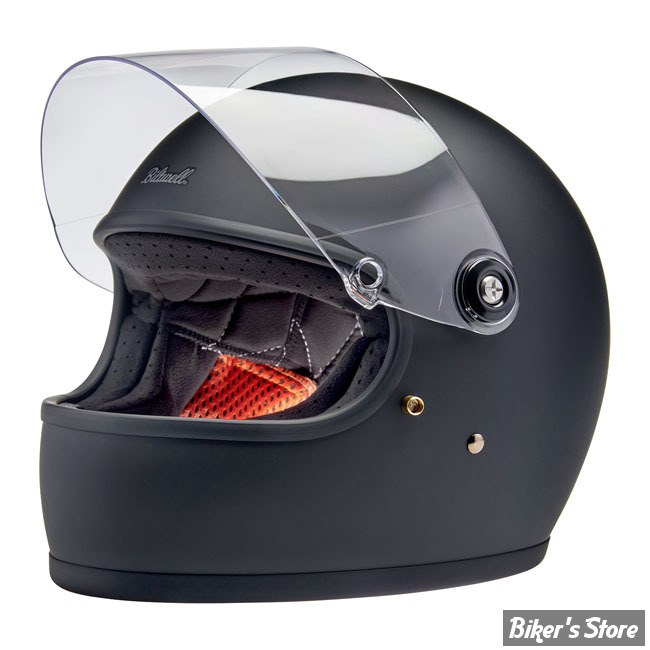 CASQUE INTEGRAL - BILTWELL - GRINGO S / ECE R22.06 - NOIR MAT / FLAT BLACK - TAILLE S