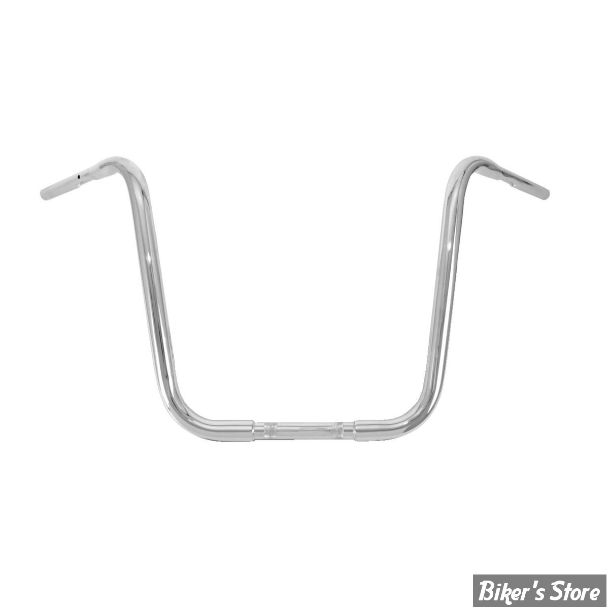 GUIDON 32MM SUR RISERS 25.40MM / GUIDON APEHANGER - HAUTEUR : 40,50CM / 16" - BURLY BRAND - 1.25" Gorilla Apes - CHROME - B12-1503C