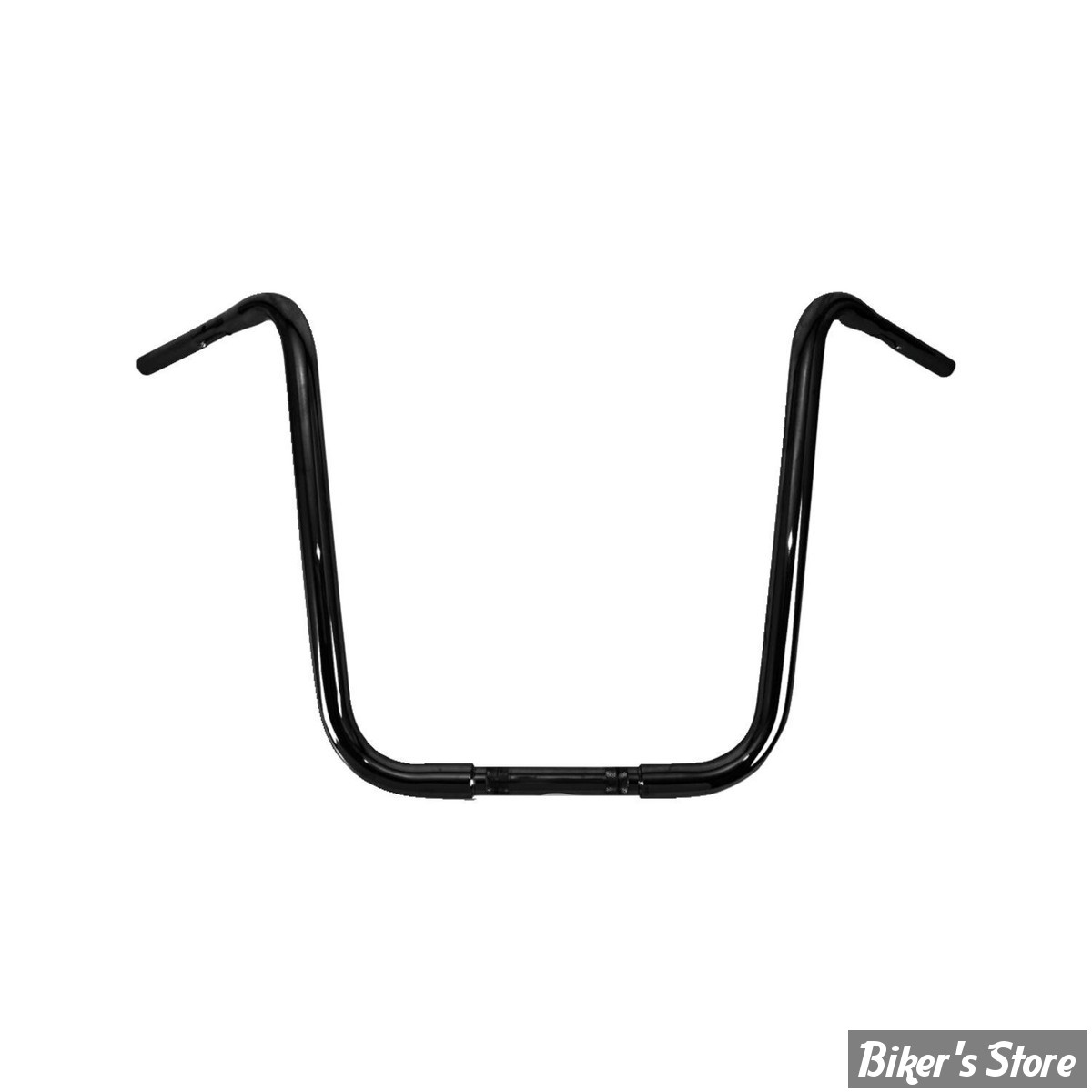 GUIDON 32MM SUR RISERS 25.40MM / GUIDON APEHANGER - HAUTEUR : 45,70CM / 18" - BURLY BRAND - 1.25" Gorilla Apes - NOIR - B12-1504B