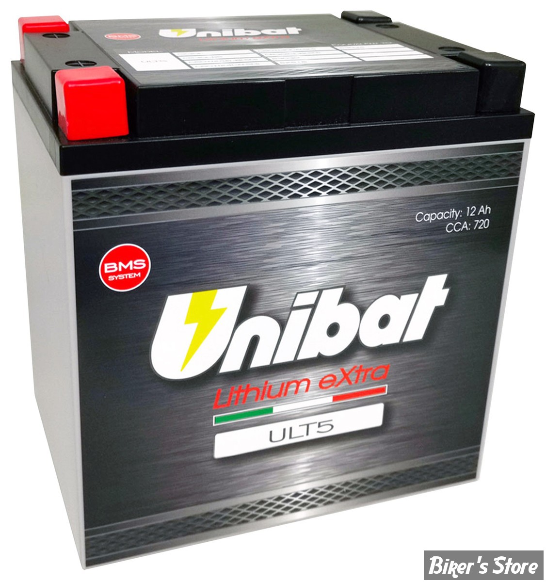 BATTERIE LITHIUM - Batterie Unibat ULT5 Li-Ion 153.6Wh, 720CCA