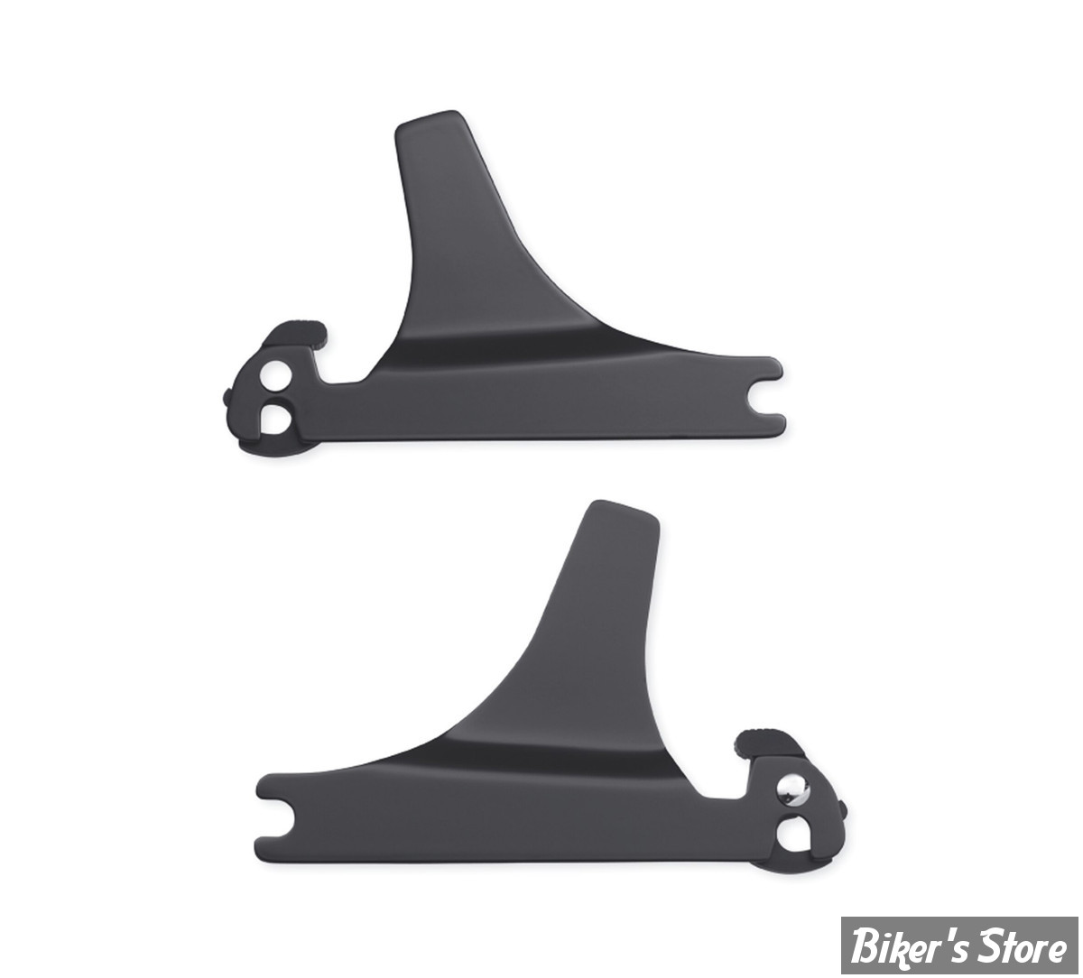 -  PLAQUES DE SISSY BAR DETACHABLES - OEM 54258-10B - NOIR  BRILLANT