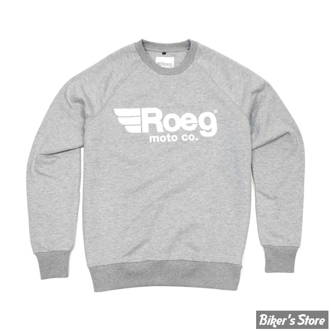 SWEAT SHIRT - ROEG - SHAWN - GRIS - TAILLE S