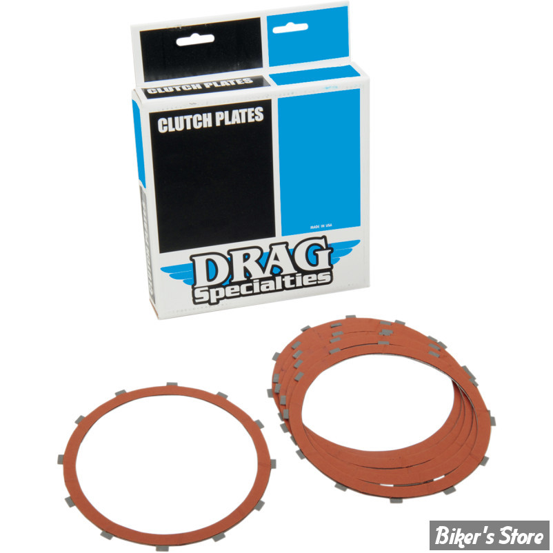 ECLATE A - PIECE N° 13 - DISQUES D'EMBRAYAGE - BIG TWIN 84/89 - DRAG SPECIALTIES - ORGANIC - LE KIT