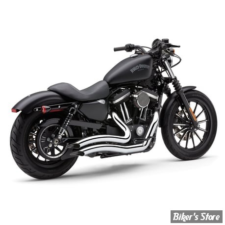  - ECHAPPEMENT COBRA - SPEEDSTER SHORT SWEPT - SPORTSTER 14UP - CHROME - 6233