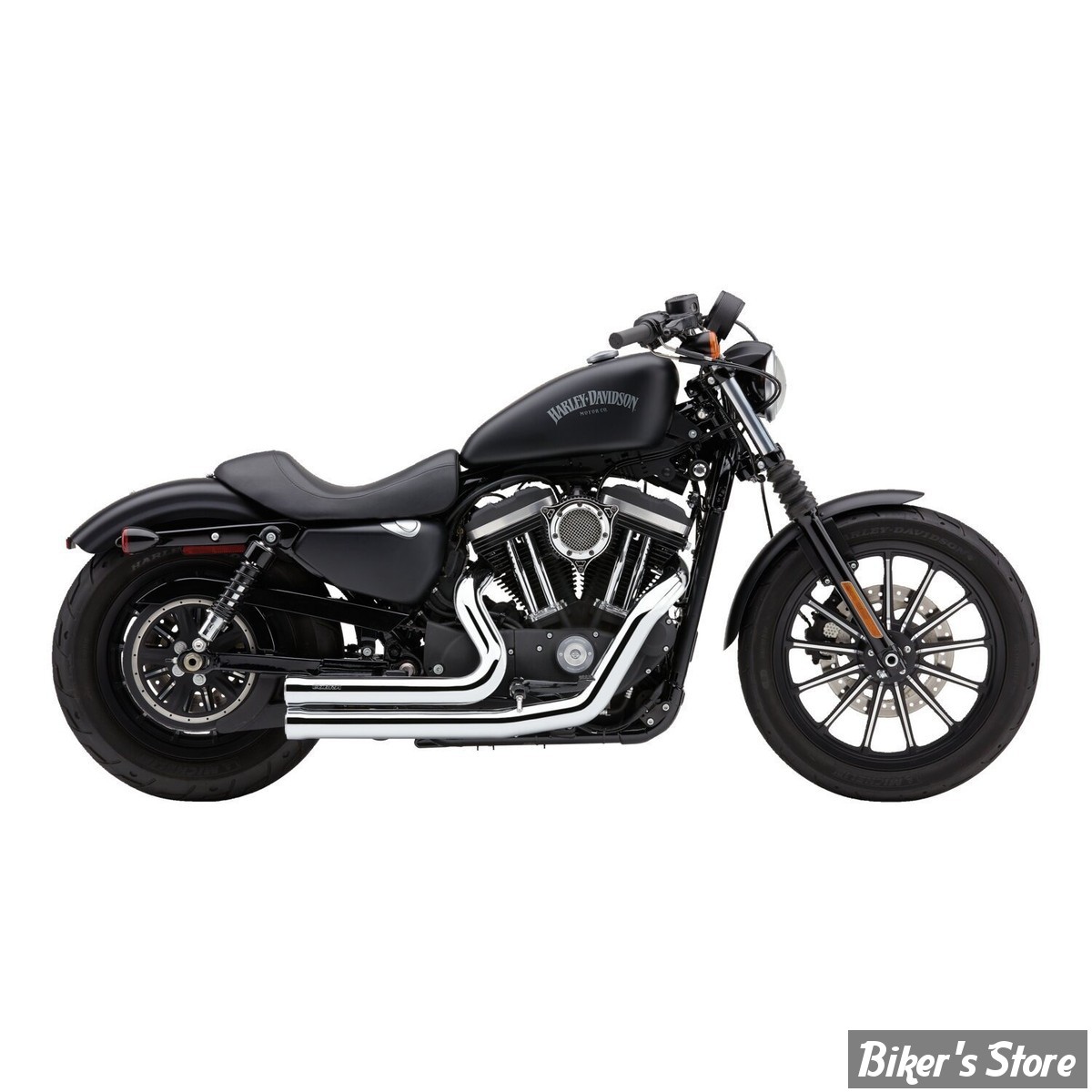 ECHAPPEMENT COBRA - SPEEDSTER SHORT 909 - SPORTSTER 07/13 - BLACK - 6704