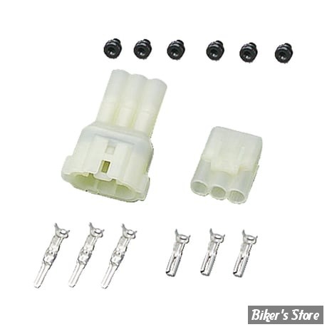 PRISE TYPE HM waterproof connector kit- 3 BROCHES 