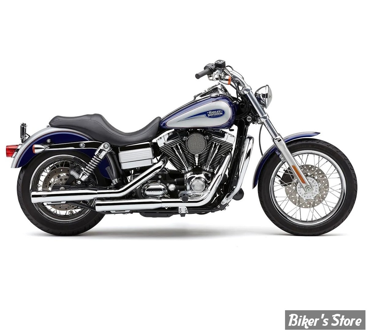 Silencieux Cobra - 3" Neighbor Hater slip-on mufflers - DYNA 91/17 - CHROME - 6045
