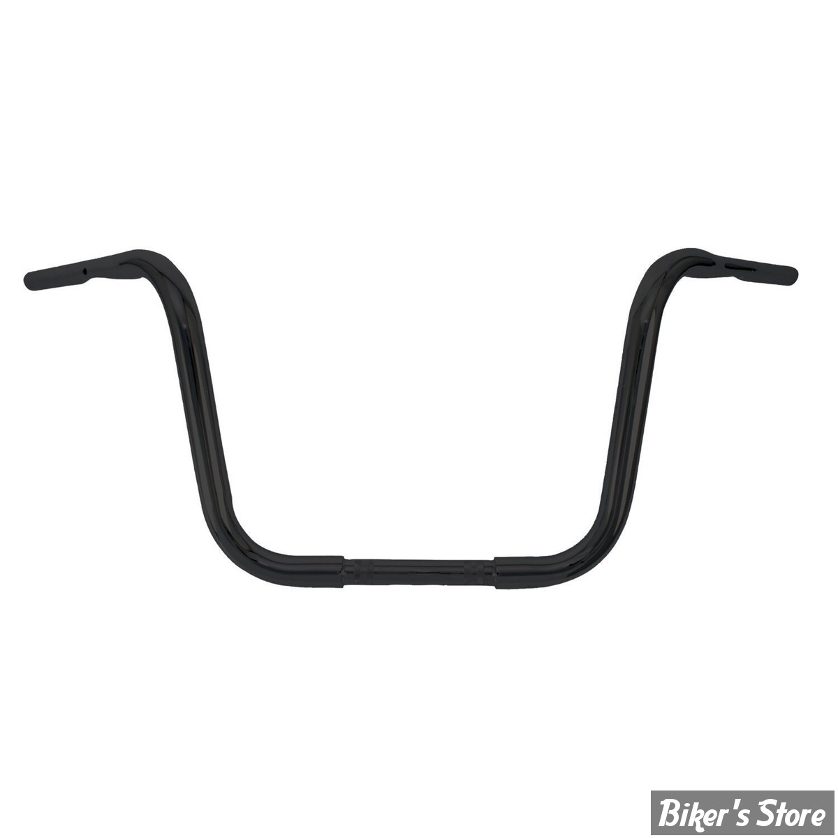 GUIDON 32MM SUR RISERS 25.40MM / GUIDON APEHANGER - HAUTEUR : 30,40CM / 12" - BURLY BRAND - 1.25" Gorilla Apes - NOIR - B12-1501B