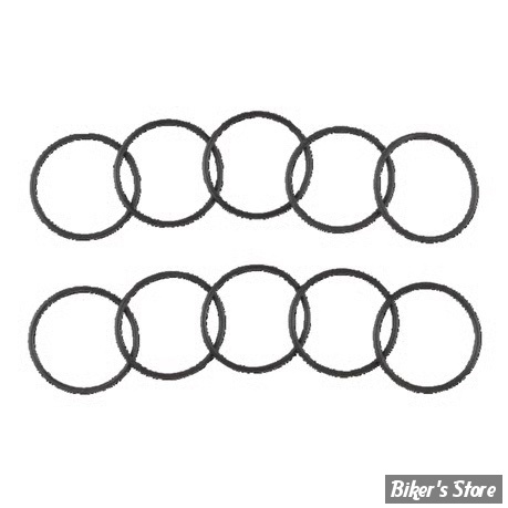 ECLATE H - PIECE N° 11 - JOINT D EMBASE DE POUSSOIR - OEM 11168 / 11168A - INFERIEUR - SPORTSTER 86/90 - COMETIC - C9444 - LES 10 PIÈCES