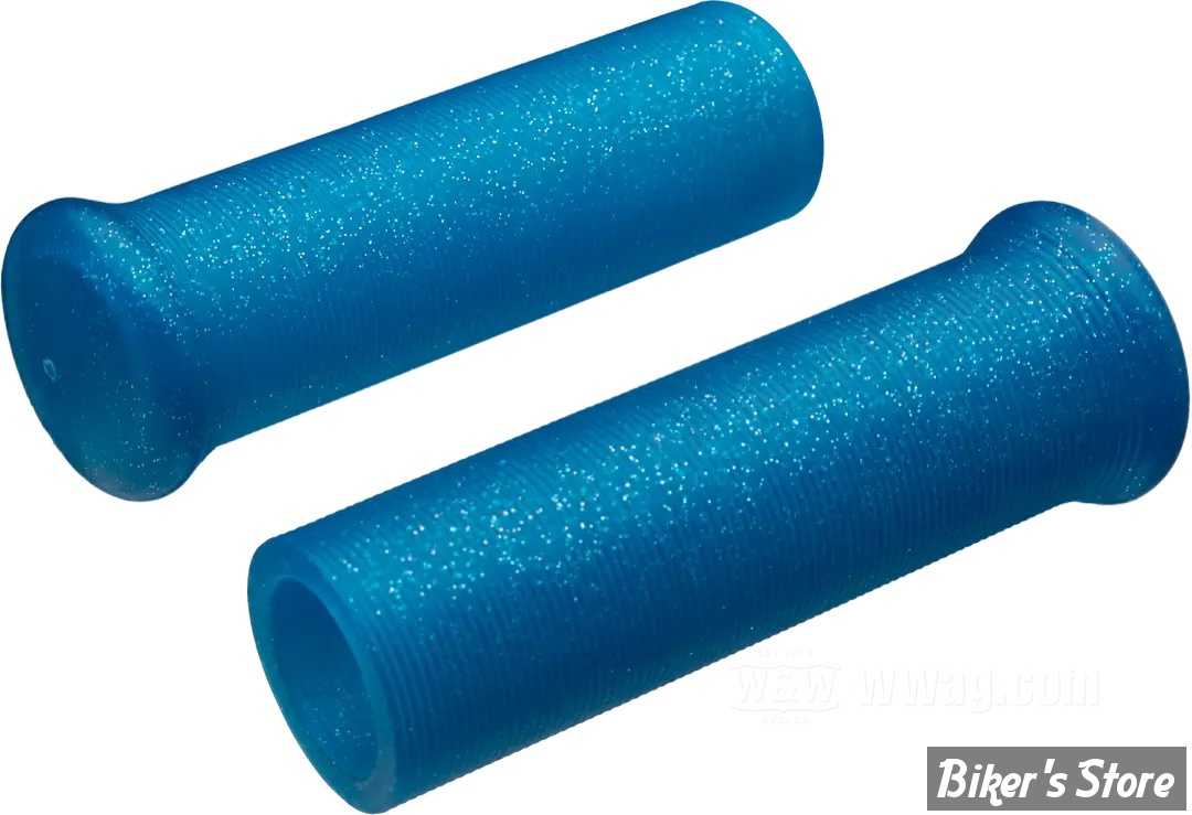 POIGNEES CAOUTCHOUC - ∅ 1" / 25,40MM - THREE MILES - METALFLAKE - BLEU