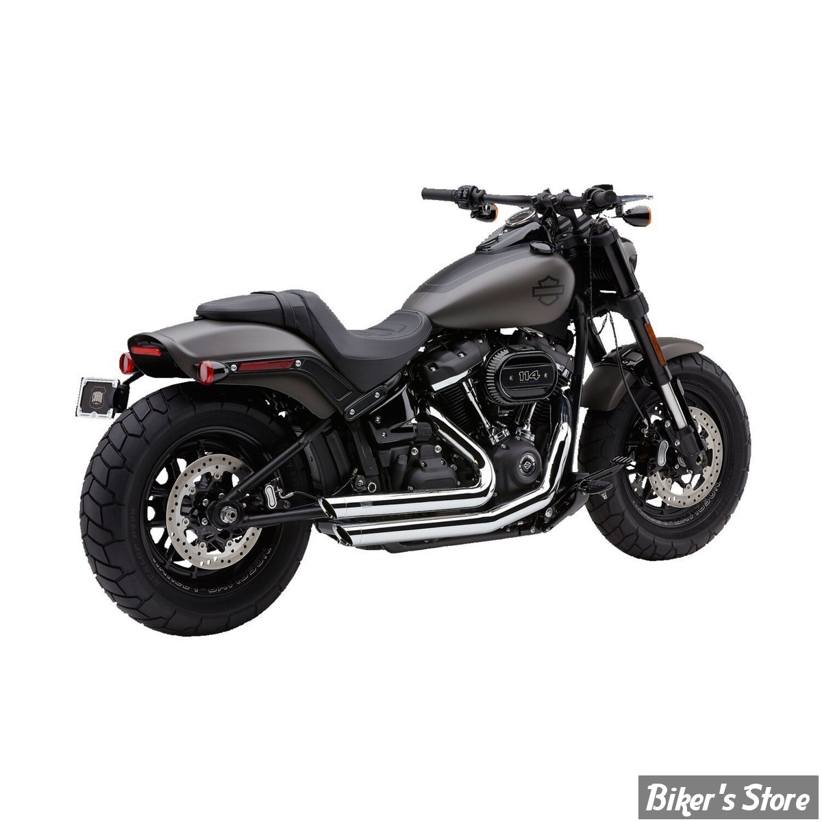 ECHAPPEMENT - COBRA - SOFTAIL 18/20 FXFB/S FAT BOB - SPEEDSTER SLASHDOWN - CHROME - 6864