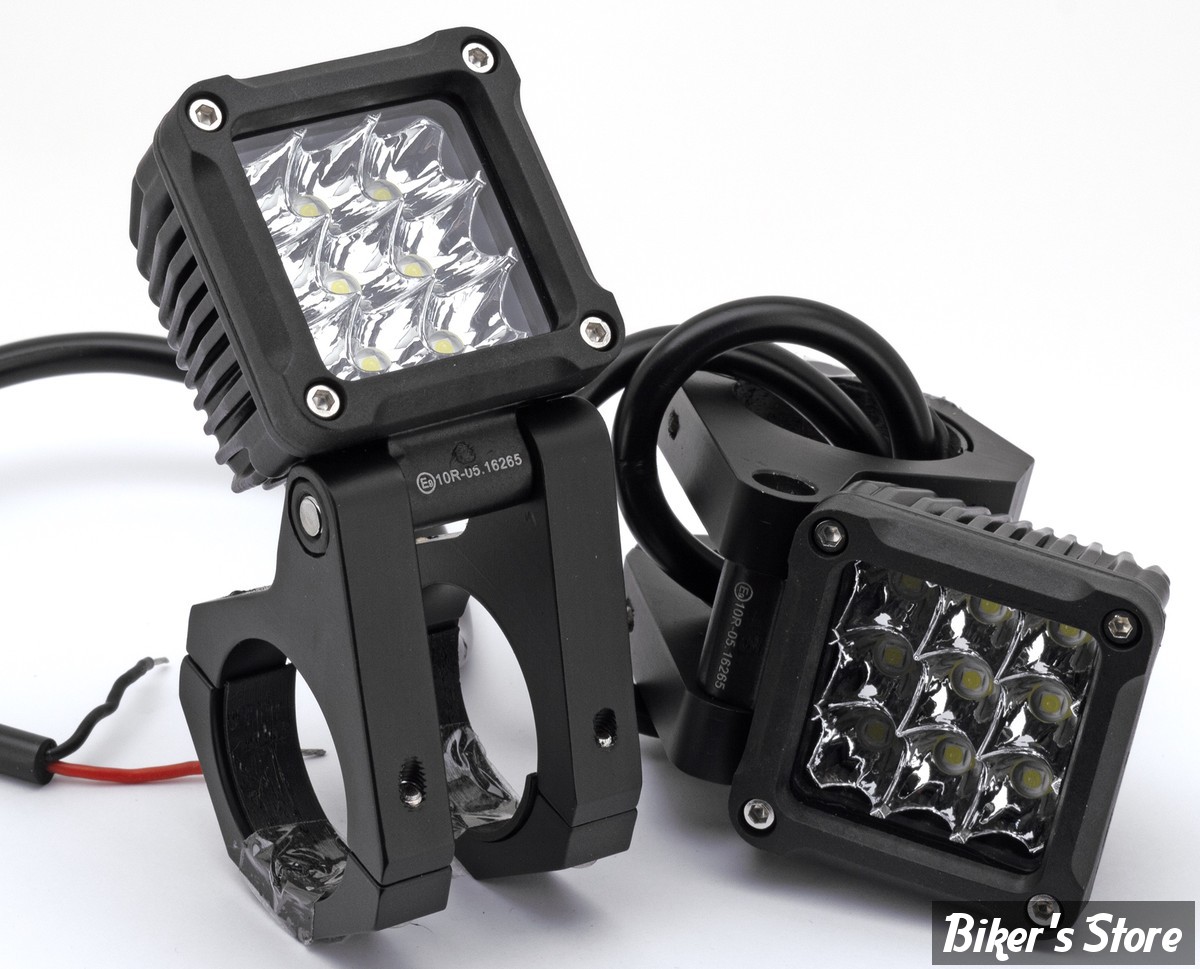 CRASH BAR - SOFTAIL M8 2018UP  - MCJ - PARE-CYLINDRES MCJ : KIT DE FEUX