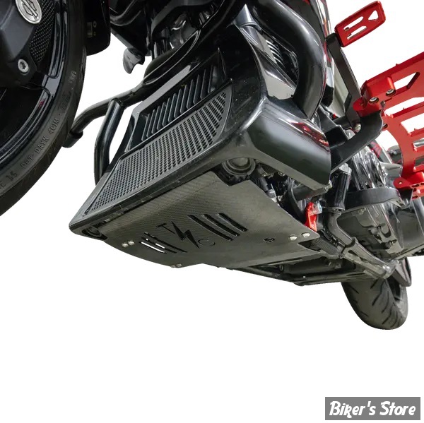 SABOT DE PROTECTION CARTER - THRASHIN - FLTRX/SE/STSE / FLHX/S/SE 24UP - CARBONE BRILLANT - TSC-3034-2