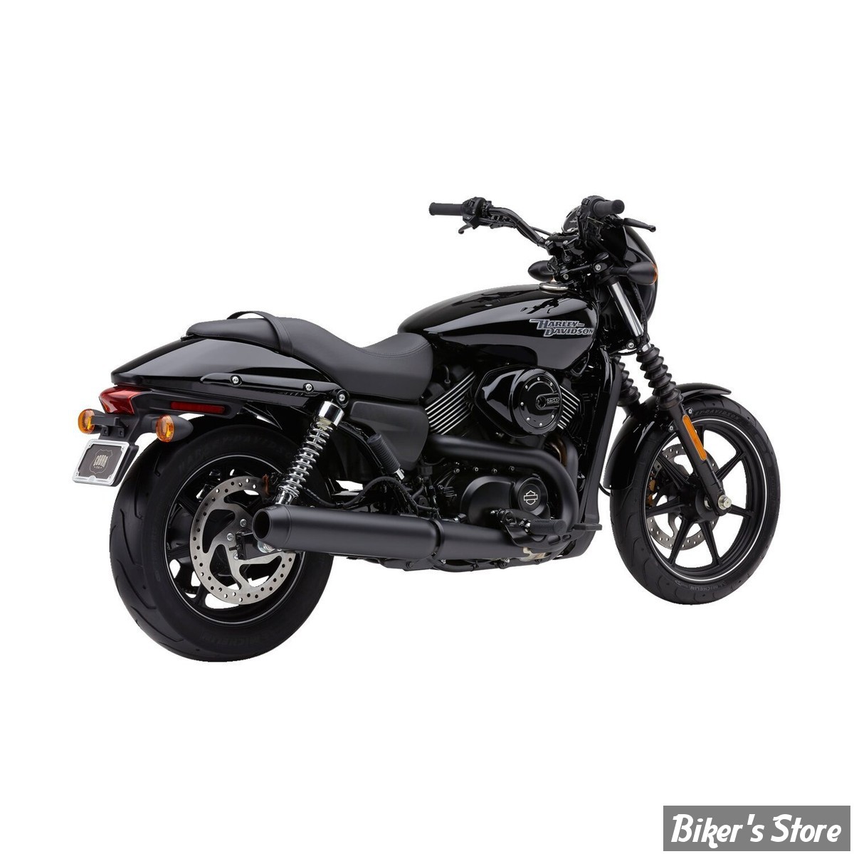 SILENCIEUX - COBRA - El Diablo 4" slip-on muffler - XG500/750 15/20 - NOIR - 6510B