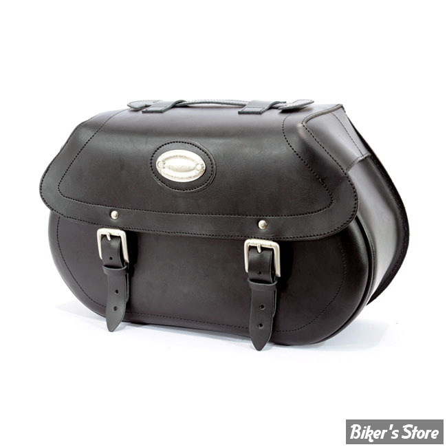 SACOCHES LATERALES - LONGRIDE MOTORCYCLESBAGS - #145 - 38 LITRES - NOIR - MATIERE : IPAREX - HC-145