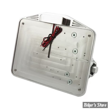 PLAQUE LATERALE - 143 X 210 - SOFTAIL MILWAUKEE EIGHT 2018UP - CPV - AVEC FEU LARGE LED - POLI - 0586