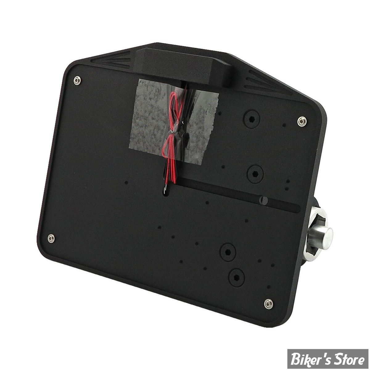 PLAQUE LATERALE - 143 X 210 - SOFTAIL MILWAUKEE EIGHT 2018UP - CPV - AVEC FEU LARGE LED - NOIR - 0586B