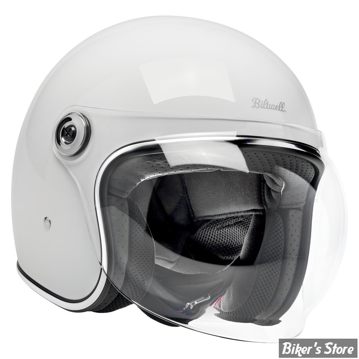 - CASQUE JET - BILTWELL - TAHOE - COULEUR : BLANC BRILLANT - ECE 22.06 - TAILLE S