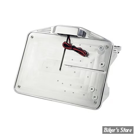 PLAQUE LATERALE - 143 X 210 - SOFTAIL M8 FXDRS 2019UP - CPV - AVEC FEU LARGE LED - POLI - 0606
