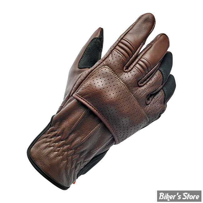 GANTS - BILTWELL - BORREGO CE APPR - COULEUR : CHOCOLAT/NOIR - TAILLE XS