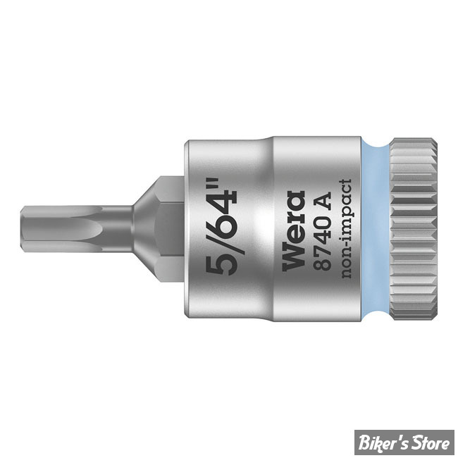 Embout ALLEN / BTR US - 1.98MM / 5/64 - CARRE DE 1/4 - WERA - 8740 A -  LONGUEUR : 28MM - 05003380001 - Biker's Store