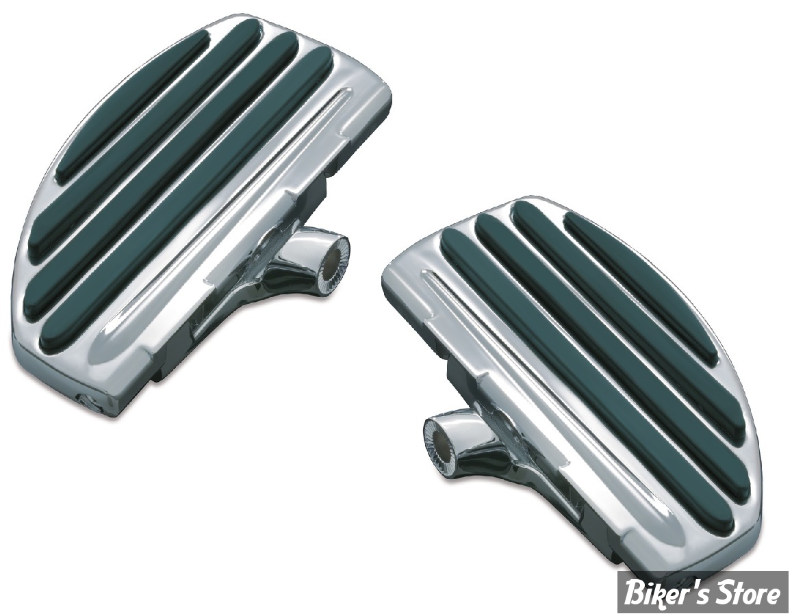 PLATEFORMES KURYAKYN -ISO®-Board Conversions - POUR PASSAGER ET/OU CONDUCTEUR - SANS EMPREINTE (SPLINED) - CHROME - 7916