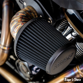 FILTRE A AIR - Vance & Hines -MILWAUKEE EIGHT SOFTAIL 2025UP / TOURING 2023UP - VO2 Falcon Air Intake Kit - INOX - 71109