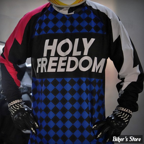 TEE-SHIRT MANCHES LONGUES - HOLY FREEDOM - DIRTY JERSEY - CINQUE - TAILLE XS