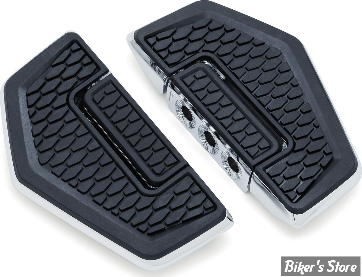 PLATEFORMES KURYAKYN - HEX FOLDING MINI BOARDS - SANS EMPREINTE (SPLINED) - MINI BOARDS - CHROME - 5908