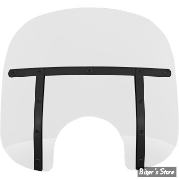 Pare brise détachable - MEMPHIS SHADES - Memphis Fats - DÉCOUPE DE PHARE DE 7" - Hauteur 13" / 33cm - NIGHT SHADES TRANSPARENT - MEB3110
