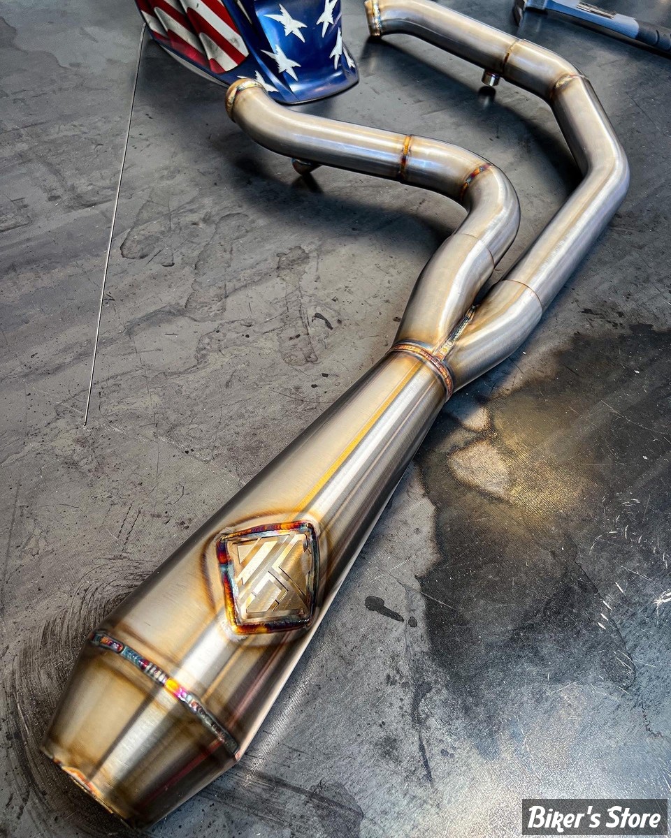 - ECHAPPEMENT - SP CONCEPTS EXHAUST SYSTEM - DYNA 99/05 - LANE SPLITTER - INOX - SPC-6-001