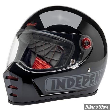  - CASQUE INTEGRAL - BILTWELL - LANE SPLITTER HELMET / ECE R22.06 - Independent collab - NOIR - TAILLE M