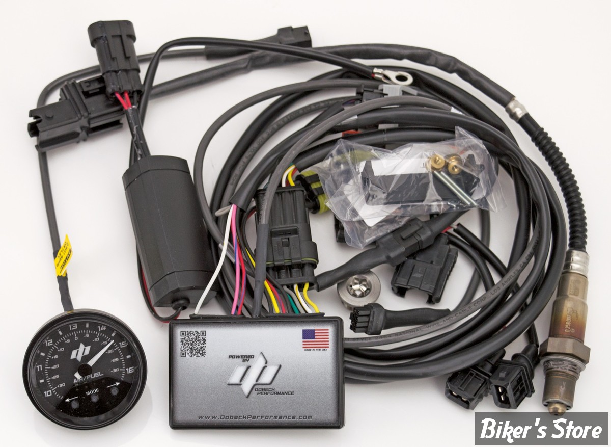 - AFR+ NOUVELLE GENERATION DE CONTROLEUR D'INJECTION - DOBECK PERFORMANCE - AFR+ Auto-Tune System - GEN 4 - TOURING 2006 / SOFTAIL 2006 - FOND : NOIR - 712003