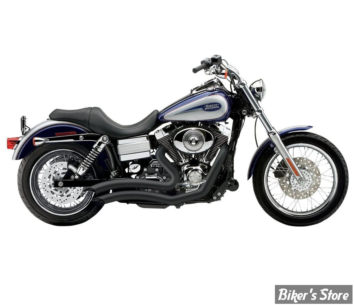 ECHAPPEMENT COBRA - SPEEDSTER SHORT SWEPT - DYNA 12/17 - NOIR - 6229B