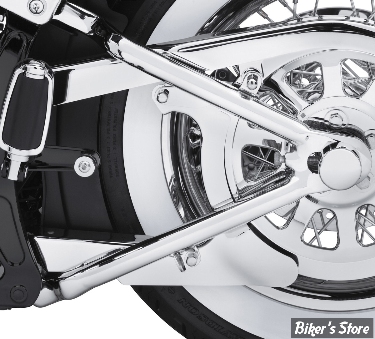 - PARE COURROIE INFÉRIEUR - SOFTAIL 07/17 - OEM 60654-07 / 60654-07A - GENUINE HD - CHROME