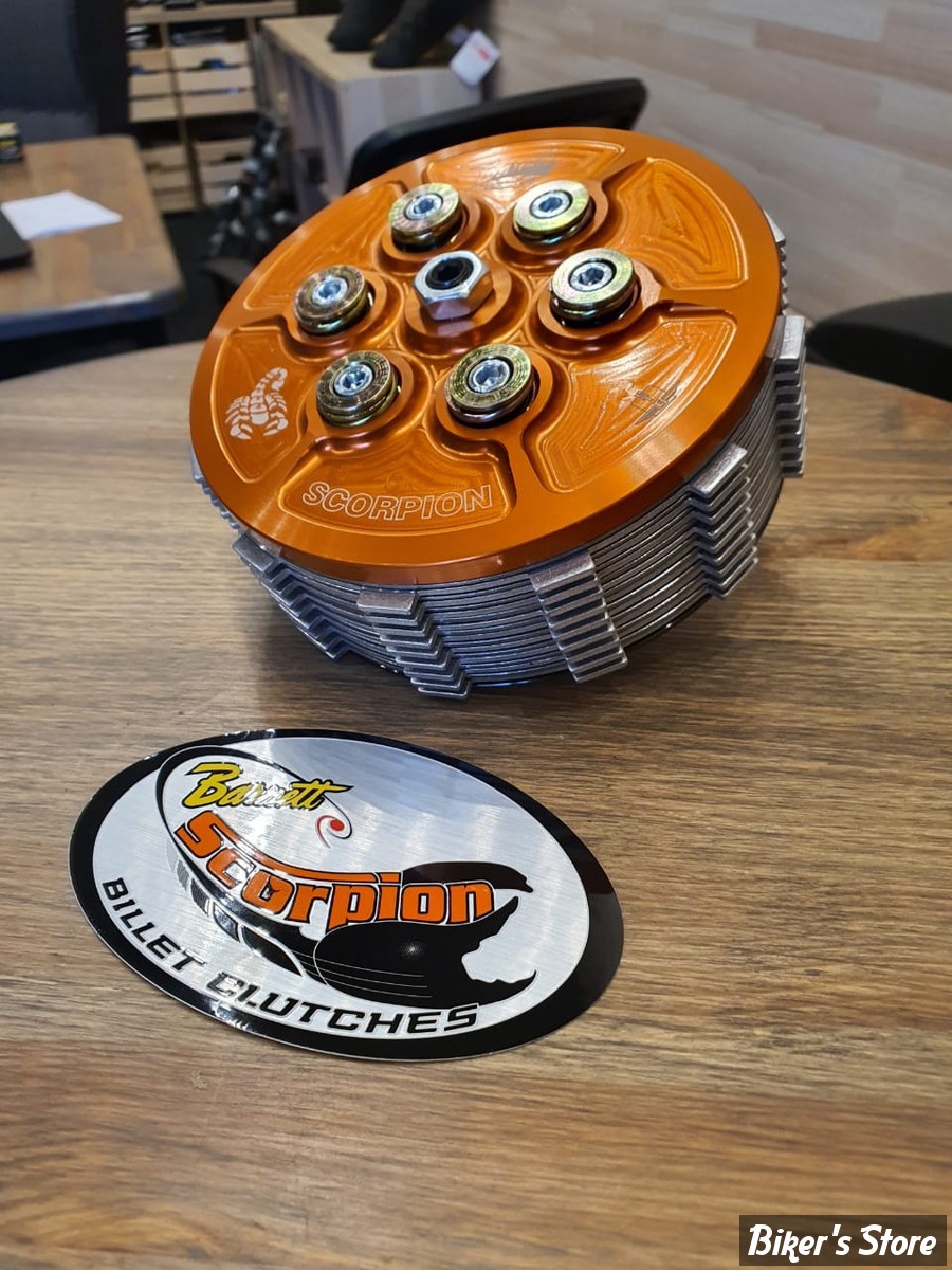 KIT EMBRAYAGE - EMB / CABLE - MILWAUKEE EIGHT TOURING 2021 / SOFTAIL 2018UP - BARNETT SCORPION - 608-30-10017