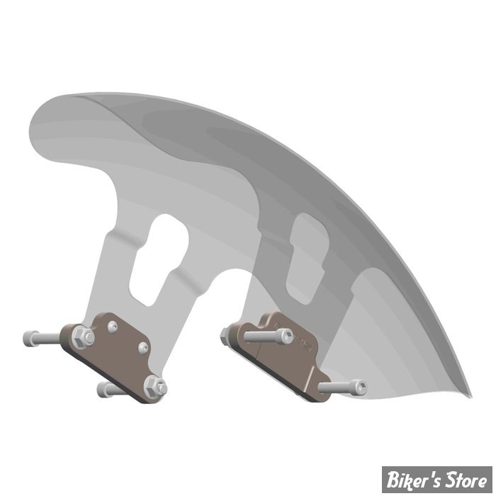 JEU D'ENTRETOISES DE GARDE BOUE AVANT - RICK'S MOTORCYCLES - 65-8061431-SG - ANODISÉ NOIR