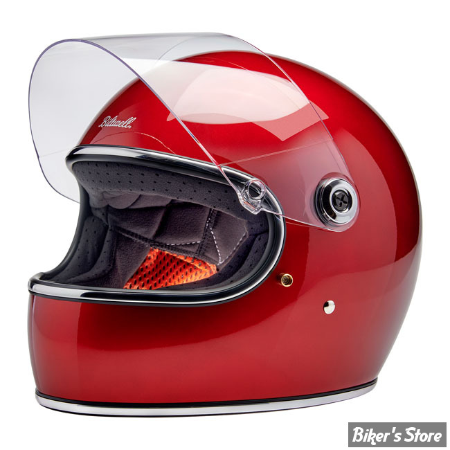 CASQUE INTEGRAL - BILTWELL - GRINGO S / ECE R22.06 - ROUGE CERISE MÉTALLISÉ / METALLIC CHERRY RED - TAILLE S