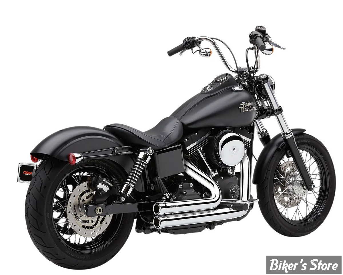ECHAPPEMENT COBRA - SPEEDSTER 909 - DYNA 12/17 - CHROME - 6708