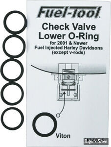 ECLATE A - PIECE N° 18 - JOINT O'RING DE RACCORD DE VALVE - FUEL-TOOL - MC-200 - LES 5 PIÈCES