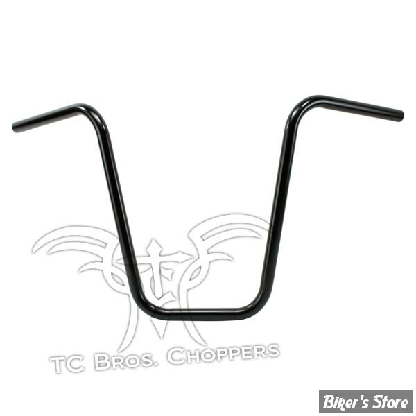  Guidon TC. BROS - TC BROS. 1" NARROW APES HANDLEBAR - APES 16" - AVEC EMPREINTES - NOIR - 101-0110